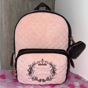 Quilted juicy couture full size backpack